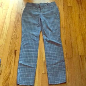 Calvin Klein Plaid Pants, Midrise, ankle, size 0